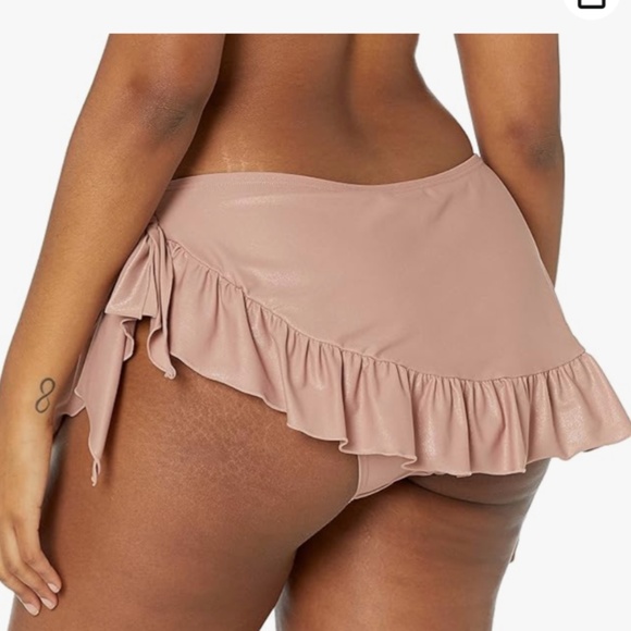 Smart & Sexy Side-tie Swim Skirt Sz S Leopard Print - Picture 8 of 9